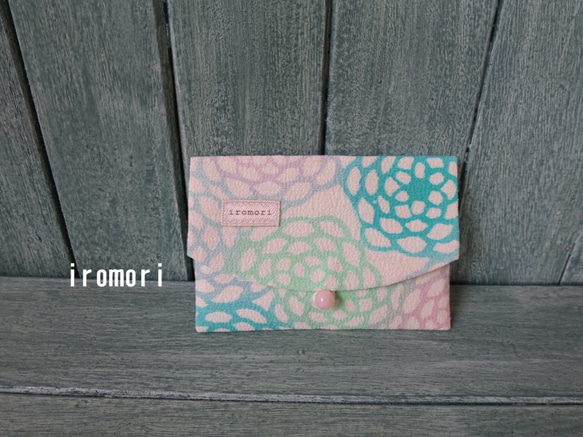 [再次上架訂單] 純絲模板染色卡片盒復古菊 Ryomu 第2張的照片