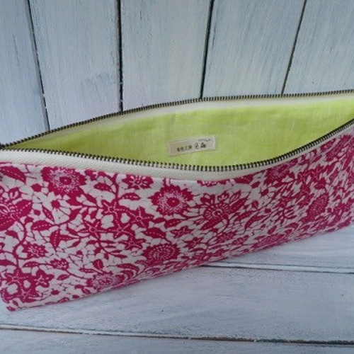 受注再販】正絹型染め舞扇子入れ（2本用）okonomi その他ケース