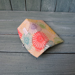 【再販受注】正絹型染めカードケース　kikka-goshiki 4枚目の画像