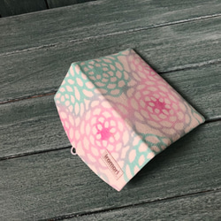 【再販受注】正絹型染めカードケース　 haruyume 3枚目の画像