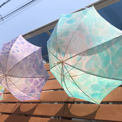 [訂購再次上架] 水下行走遮陽傘 Asanagi *防曬防雨的染色雨傘* 第5張的照片