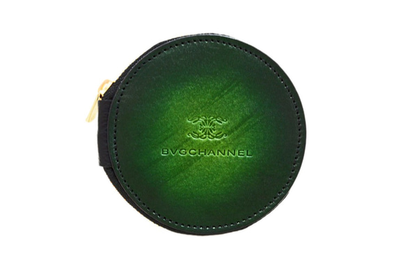 Achromo 綠色圓形硬幣盒 第1張的照片