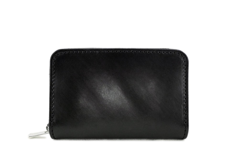 アクロモ ブラック ラウンドファスナー5連 キーケース / キーホルダー