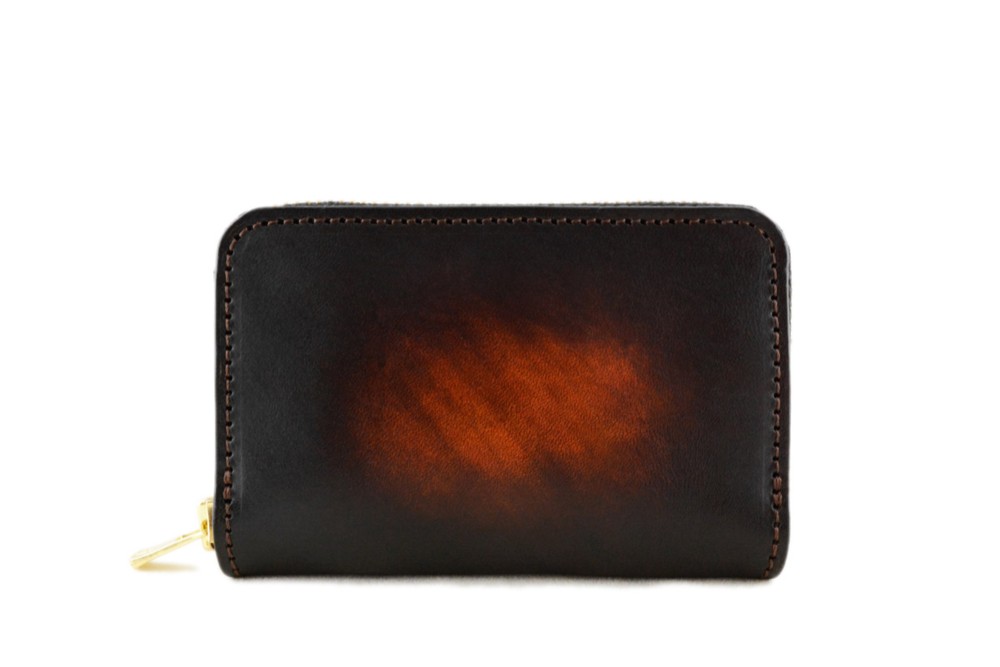 アクロモ ブラウン ラウンドファスナー5連 キーケース / キーホルダー