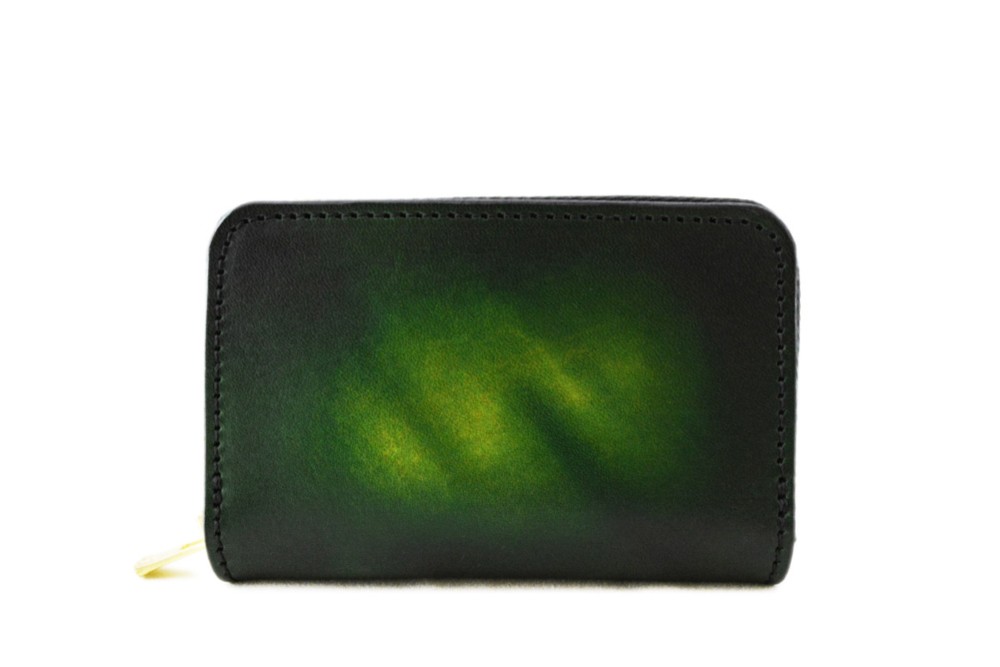 アクロモ グリーン ラウンドファスナー5連 キーケース / キーホルダー