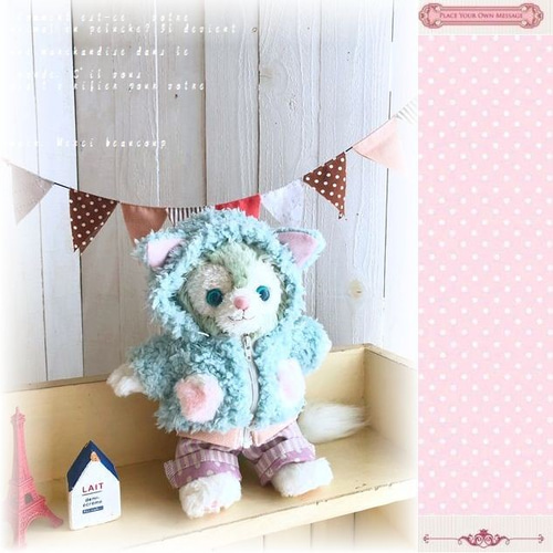 ジェラトーニ　ぬいぐるみ　ssサイズ ポーチサイズ SS,ポーチサイズ *ジェラトーニ＊コスチューム *アウター* その他人形
