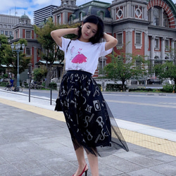 ピンクガール　オリジナルTシャツ　【Jojo Yan】 4枚目の画像