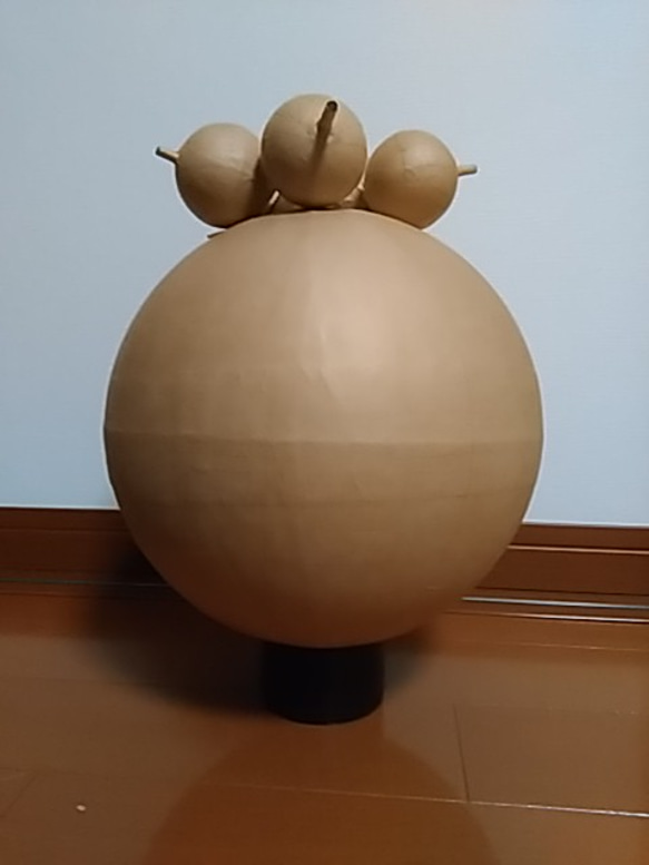 打ち上げ花火玉のオブジェ