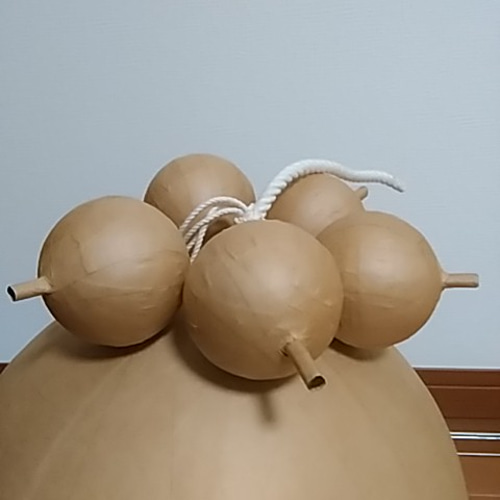 花火玉模型 10号玉 尺玉 昇り曲導付き その他置物