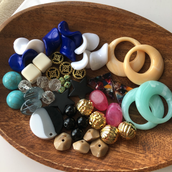 new❣️アクセサリーパーツ♡もりもりset ③ ビーズ handmade mu *um 