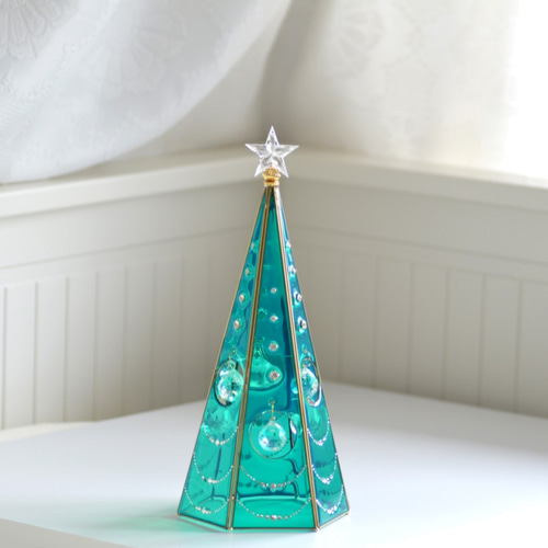 ☆X'masツリー☆グリーン他レジンキーホルダー計5点