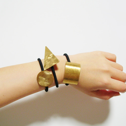 丸い真鍮のヘアゴム ヘアゴム kateme 通販 1080105｜Creema(クリーマ)