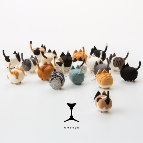 羊毛フェルト　　やおや 羊毛フェルトキット 『ころんともちもち わたしのことり キンカチョウ