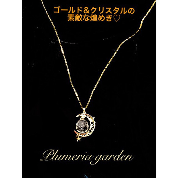 限定!ネックレス＆サンキャッチャー  Jewels Crystal  Moon 4枚目の画像