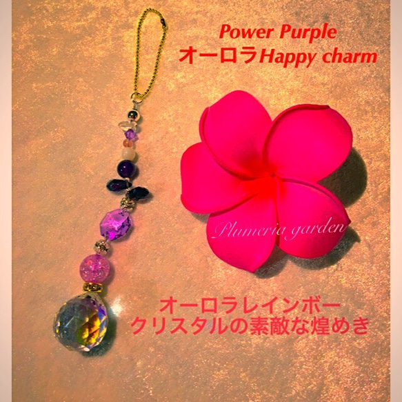 Power Purple  オーロラHappy charm 3枚目の画像