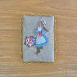 ハンドメイド　刺繍　バイオリンブランケット 0_023eb85aa16e198ef04ba75c8306