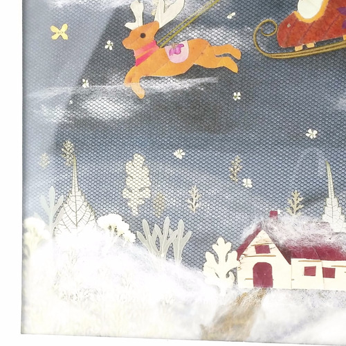 押し花額】（クリスマスのサンタクロース） その他アート Art Box 通販