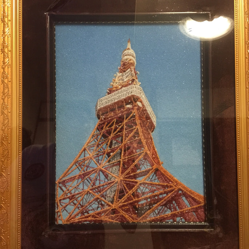 ミャンマーで有名な宝石絵画 絵画 lucky House 通販 2261839
