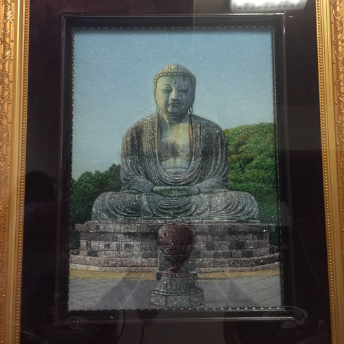 ミャンマーで有名な宝石絵画 絵画 lucky House 通販 2261839