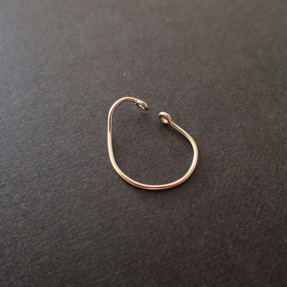 #Thin ear cuff 14kgf カーブイヤカフ 4枚目の画像