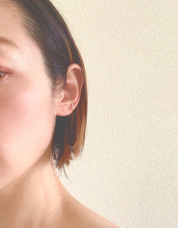 #Thin ear cuff 14kgf カーブイヤカフ 9枚目の画像