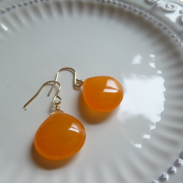 ◆14kgf◆candy pierce #orange 第2張的照片