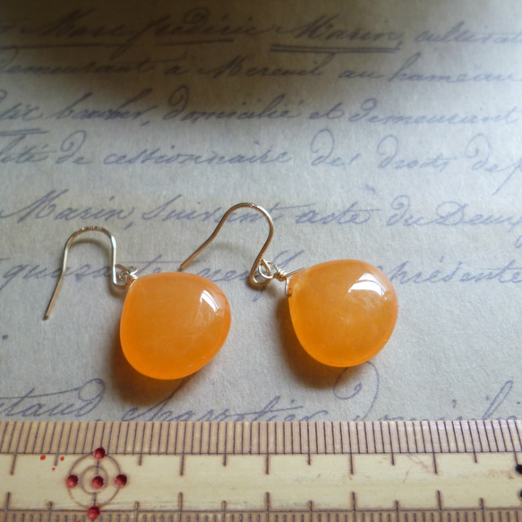 ◆14kgf◆candy pierce #orange 第3張的照片