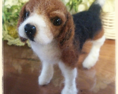 羊毛フェルト犬　モコクル モコちゃん制作過程の動画です✨ めちゃくちゃ端折ってます