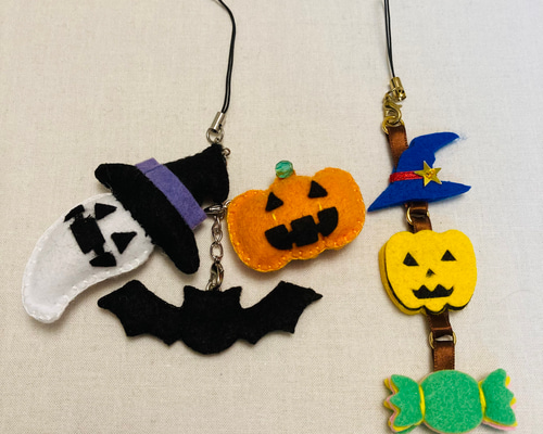 2016年ハロウィン ストラップ5点セット 未使用 2016年ハロウィン ストラップ5点セット 未使用 2016年ハロウィン