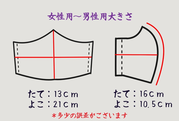 【送料無料】白地×菅楽器柄　コットンリネンのマスク「女性用～男性用」 6枚目の画像