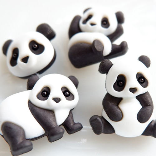 パンダのボタン8個セット ボタン ㈱サクラシーエス 通販 10551422