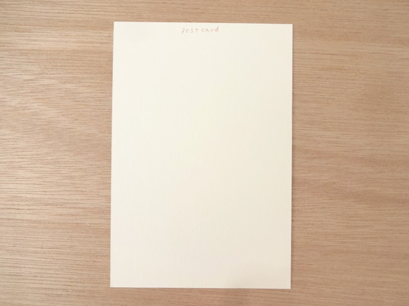 プリン・ア・ラ・モードの手染めポストカード 4枚目の画像