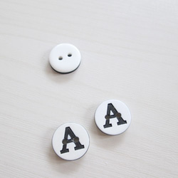 アルファベット　Aのボタン　イニシャルボタン 2枚目の画像