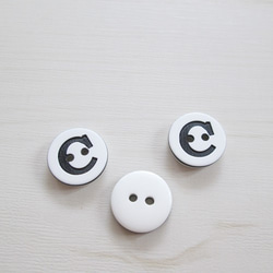 アルファベット　Cのボタン　イニシャルボタン 2枚目の画像
