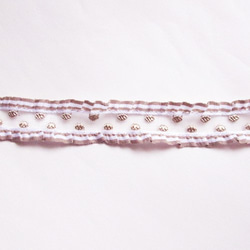 American Organza Dot Ribbon 米色 第2張的照片