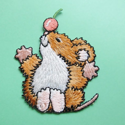 French Mouse Appliqué 櫻桃 第1張的照片