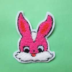 兔子的補丁粉紅色 第1張的照片
