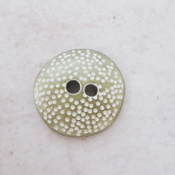 メタルボタン セルクル ホワイトゴールド ボタン avoir du coeur 通販  