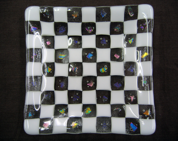 キラキラ輝くガラス皿　ＳＤ３５９ 1枚目の画像