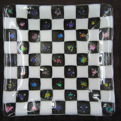 キラキラ輝くガラス皿　ＳＤ３６０ 1枚目の画像