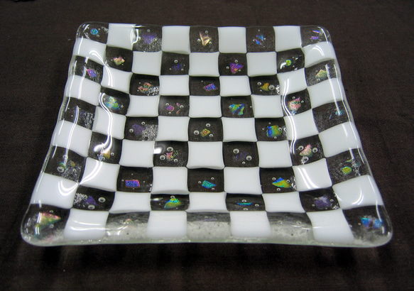 キラキラ輝くガラス皿　ＳＤ３６０ 2枚目の画像
