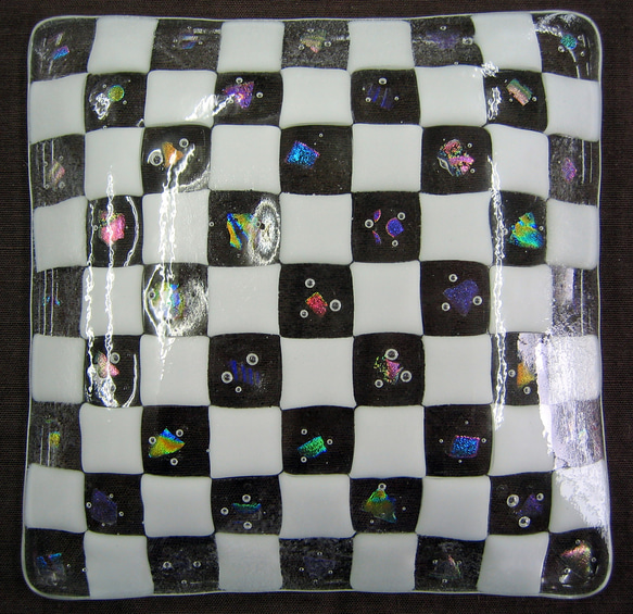 キラキラ輝くガラス皿　ＳＤ３６０ 4枚目の画像