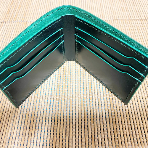 ルガトー グリーン ショートウォレット&コインケース その他ミニ財布