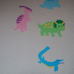 壁面【恐竜】ティラノサウルス＆トリケラトプス 4枚目の画像