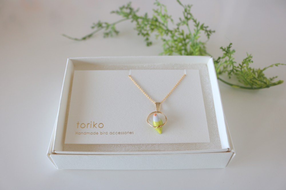 【14kgf】いろあそび　ペンダント（フレッシュグリーン）