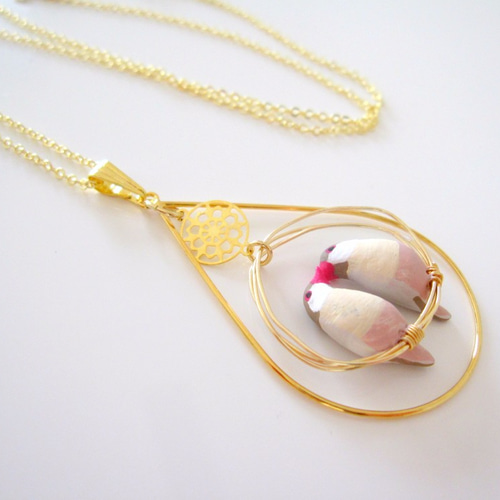 ナンバーナイン 09年 タッセル付き 鳥のデザイン飾り ナンバーナイン