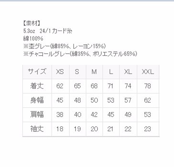 「フルスロットル」ダークグレー蛍光オレンジライン　5.3oz　　綿100％#Creemaメンズ 3枚目の画像