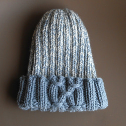 two-tone color beanie/light blue 第1張的照片