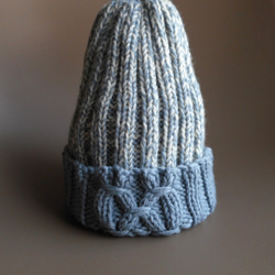 two-tone color beanie/light blue 第2張的照片