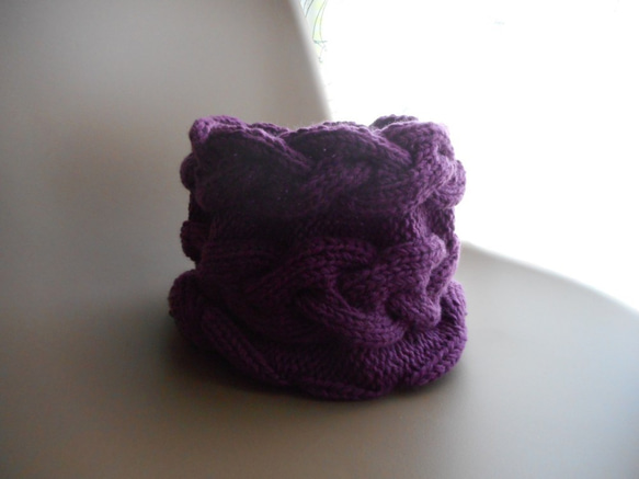 cables cowl/purple 第1張的照片